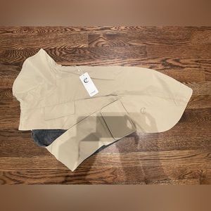 Dog Trenchcoat Oxford Ivory